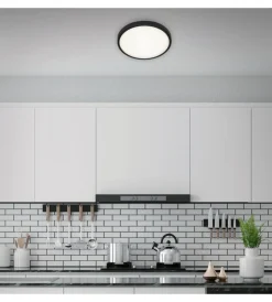 Illuminazione Per Interno- Plafoniera led con bordo nero ø 29 cm, 12 w