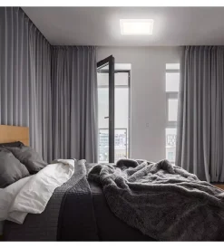 Illuminazione Per Interno|Plafoniera led con retroilluminazione 19x19 cm, 1400 lm