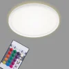 Illuminazione Per Interno|Plafoniera led con retroilluminazione con telecomando ø 29,3 cm, 1850 lm