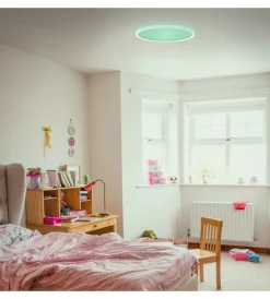 Illuminazione Per Interno|Plafoniera led con retroilluminazione con telecomando ø 29,3 cm, 1850 lm