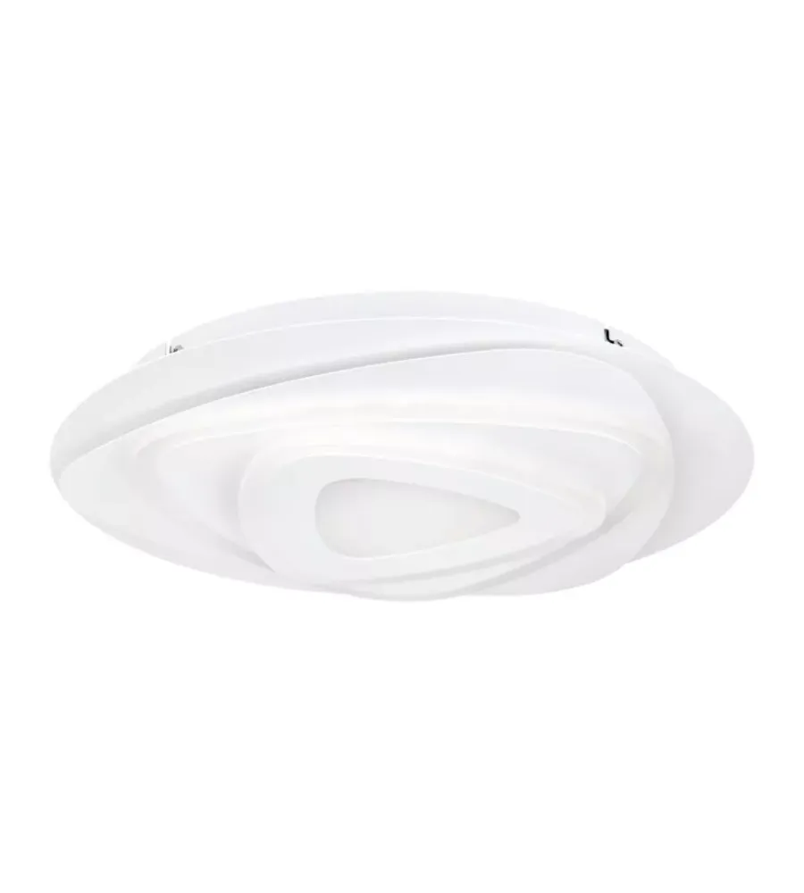 Clearance Plafoniera led da esterno eglo "palagiano" bianco 4000k Illuminazione Per Interno