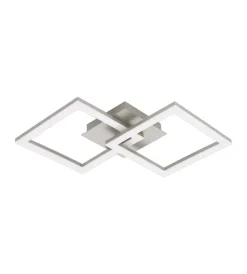 Plafoniera led da interno "huerta" grigio 4000k Illuminazione Per Interno