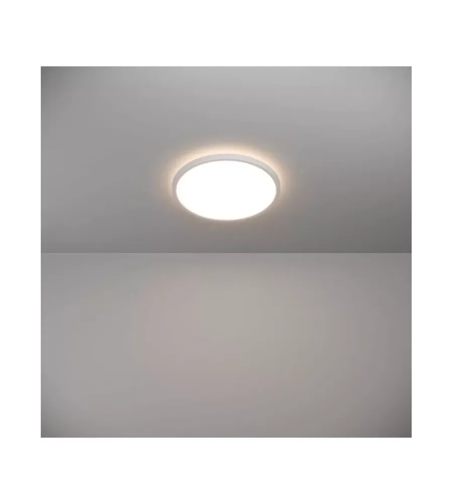 Hot Plafoniera led da interno "rovito" bianco tonda 2700/4000/6500k Illuminazione Per Interno