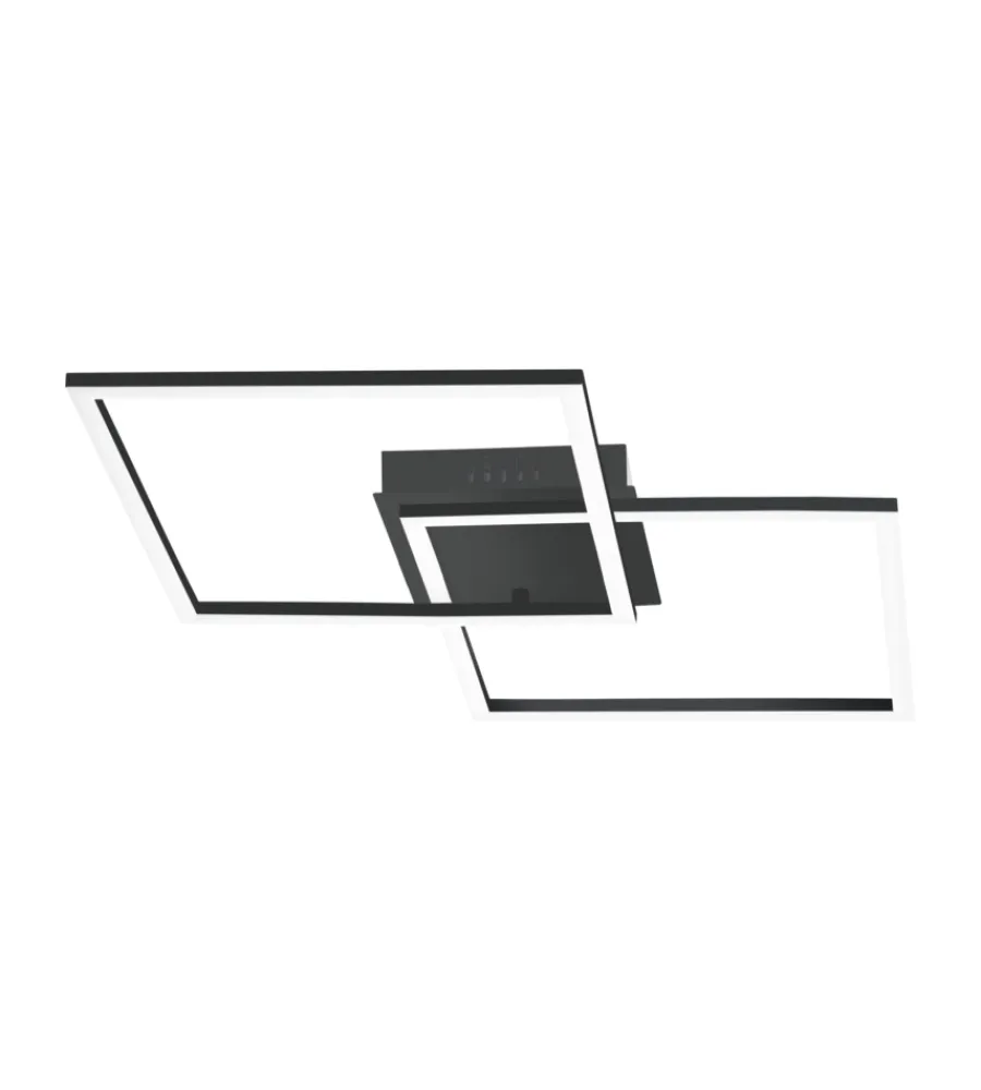 Eglo Illuminazione Per Interno|Plafoniera led da interno "palmaves" nero 3000-6500k