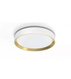 Illuminazione Per Interno-Philips Plafoniera led da interno "hanno" bianca e oro 4000k