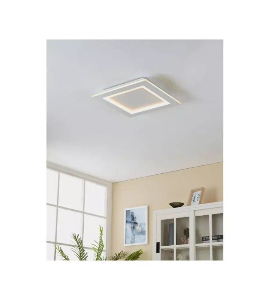 Eglo Illuminazione Per Interno|Plafoniera led da interno "padrogiano" bianco 2700-6500k