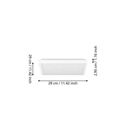Illuminazione Per Interno-Eglo Plafoniera led da interno 