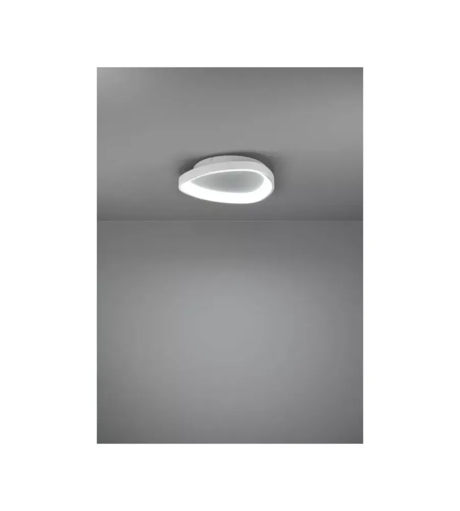 Illuminazione Per Interno-Eglo Plafoniera led da interno "loretello" bianco 2700-6500k