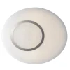 Illuminazione Per Interno- Plafoniera led "gioia" in vetro e metallo cromato smart intec, 60x51,8x6 cm