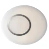 Illuminazione Per Interno- Plafoniera led "gioia" in vetro e metallo cromato, 45x39,2x6 cm