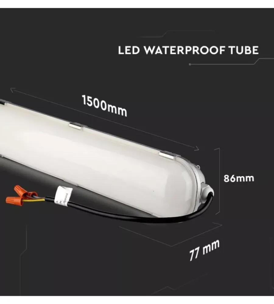 Illuminazione Per Interno- Plafoniera led impermeabile 70w 1,5m 4500k