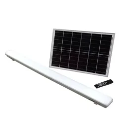 Illuminazione Per Esterno- Plafoniera led per esterni con pannello solare e sensore di movimento