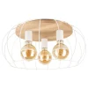 Illuminazione Per Interno-Onli Plafoniera "cesare" in metallo bianco 3 luci, e27