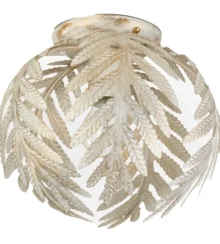 Onli Illuminazione Per Interno|Plafoniera "felce" avorio diametro 25 cm, e27