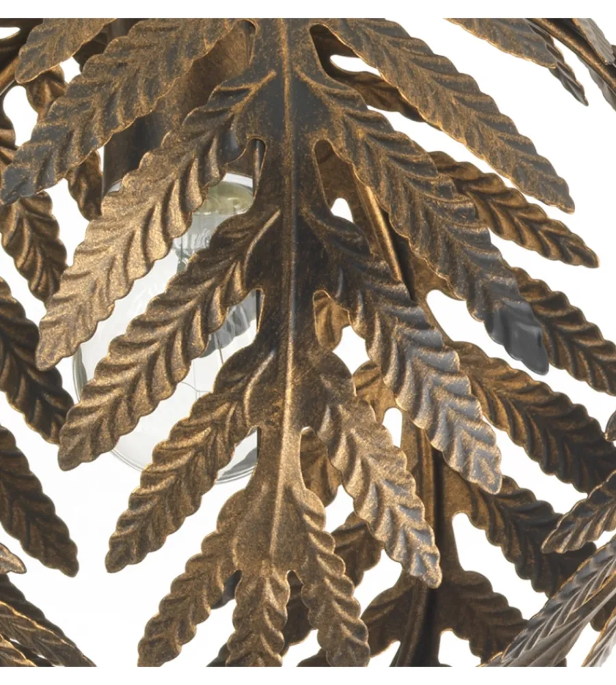 Illuminazione Per Interno-Onli Plafoniera "felce" bronzo diametro 25 cm, e27