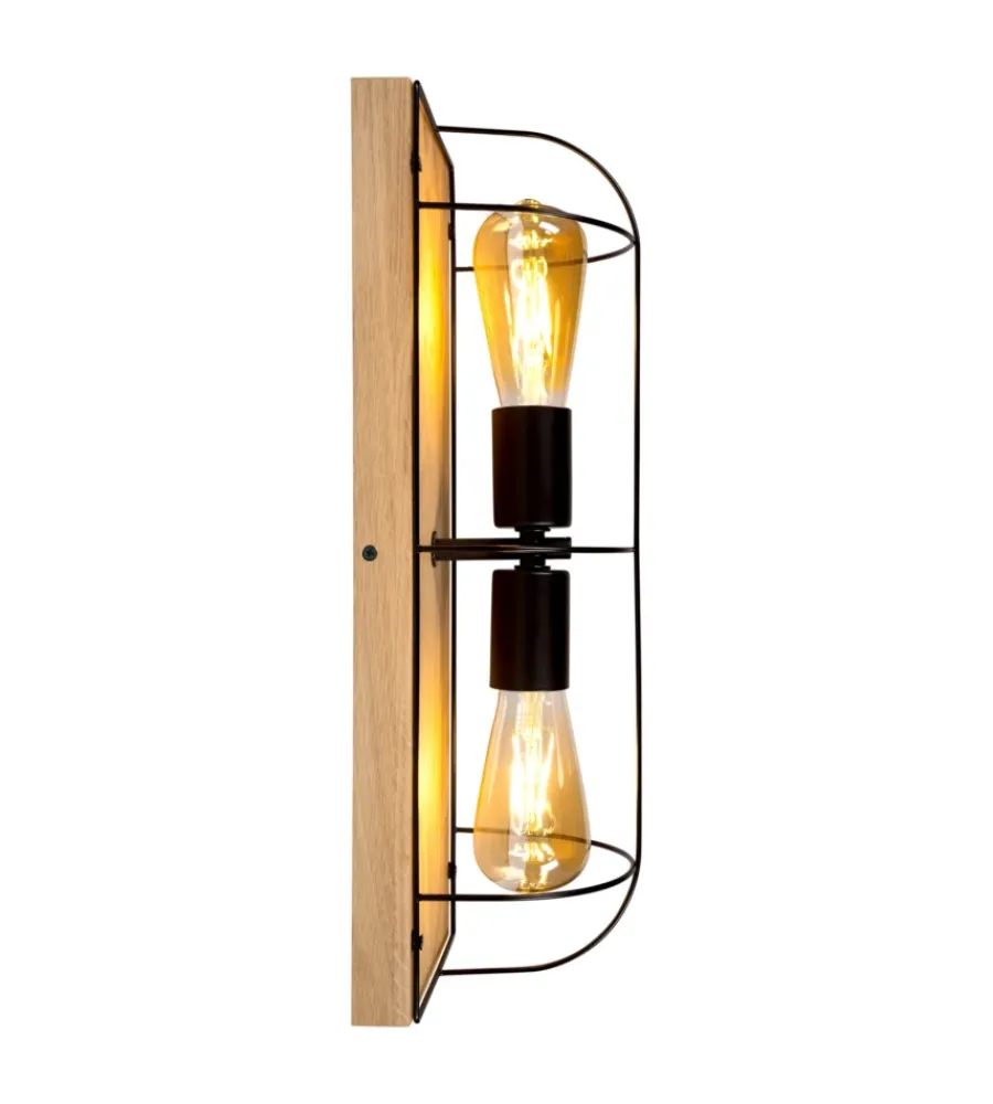 Illuminazione Per Interno-Onli Plafoniera "pescatore" rovere 2 luci e27