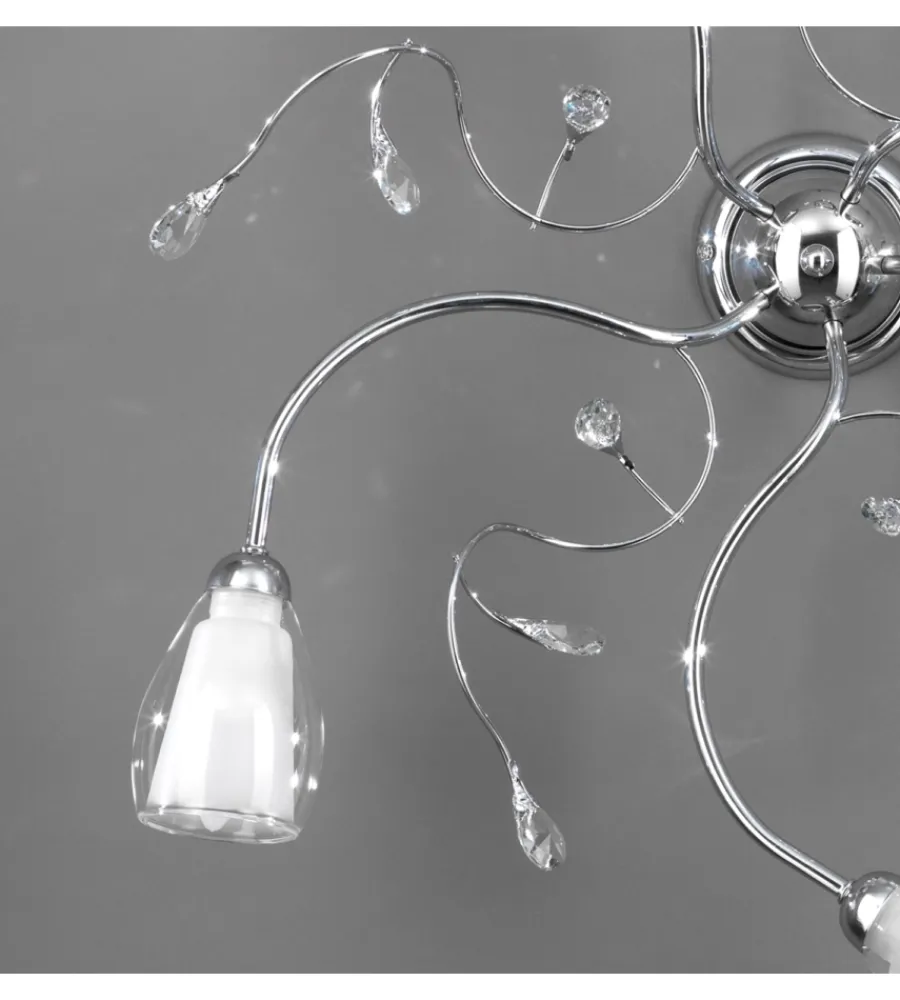 Outlet Plafoniera "sharon" 5 luci, e14 Illuminazione Per Interno
