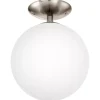 Best Plafoniera "rondo" vetro opale, ø 25 cm Illuminazione Per Interno