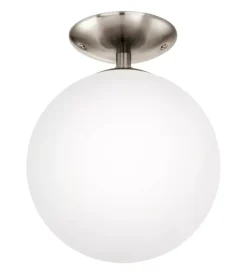 Best Plafoniera "rondo" vetro opale, รธ 25 cm Illuminazione Per Interno