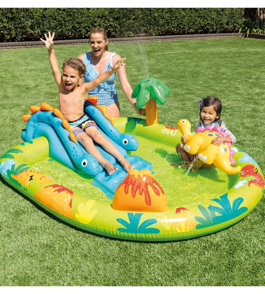 Playcenter gonfiabile "dinosauri" cm 191x152x58 i.3 - cod. 57166np Piscine