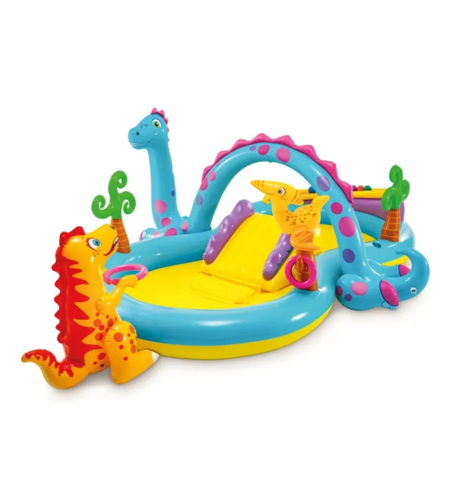 New Playcenter gonfiabile "dinosauri" cm 302x229x112 i.3 - cod. 57135np Piscine