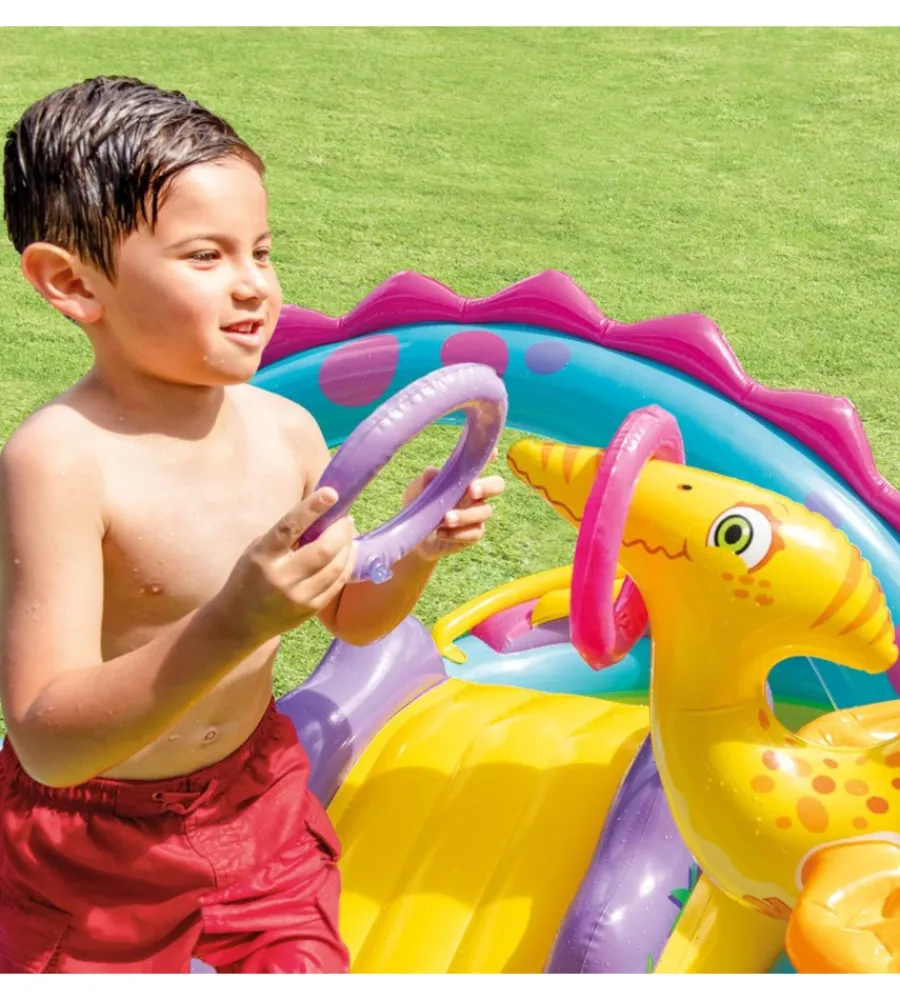 New Playcenter gonfiabile "dinosauri" cm 302x229x112 i.3 - cod. 57135np Piscine