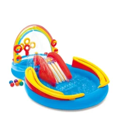 Intex Piscine|Playground gonfiabile "arcobaleno" cm 297x193x135 i.3 - cod. 57453np