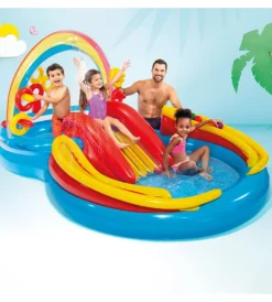 Intex Piscine|Playground gonfiabile "arcobaleno" cm 297x193x135 i.3 - cod. 57453np