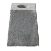 Reti, Recizioni E Cancelli Per Giardino- Plinto da esterno per recinzione con foro di diametro 8 cm, 25x25x30 cm