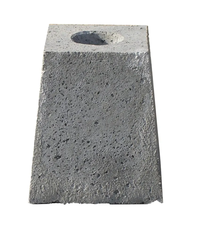 Reti, Recizioni E Cancelli Per Giardino- Plinto da esterno per recinzione con foro di diametro 8 cm, 25x25x30 cm