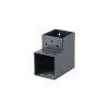 Suki Ferramenta Per Esterno|Plug-in connettore angolare 9x9 90° antracite con 2 connessioni