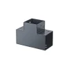 Plug-in connettore giunto 9x9 angolo 90° nero con 3 connessioni Ferramenta Per Esterno