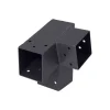 Outlet Plug-in connettore 7x7 angolo 105° sinistro antracite con 3 connessioni Ferramenta Per Esterno