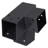 Suki Ferramenta Per Esterno|Plug-in connettore 7x7 angolo sinistro 75° antracite con 3 connessioni