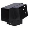 Hot Plug-in connettore 9x9 angolare destro 75° antracite con 3 connessioni Ferramenta Per Esterno