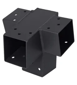 Hot Plug-in-connettore-giunto 7x7 angolo 75° antracite con 4 connessioni Ferramenta Per Esterno
