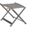 Poggiapiedi autoportante "aravel 3d standalone footrest" in alluminio e 3durafeel grigio chiaro 61x49x49 cm Campeggio