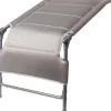 Campeggio-Brunner Poggiapiedi "aravel 3d footrest" in alluminio e 3durafeel grigio chiaro 51x71x48/43 cm