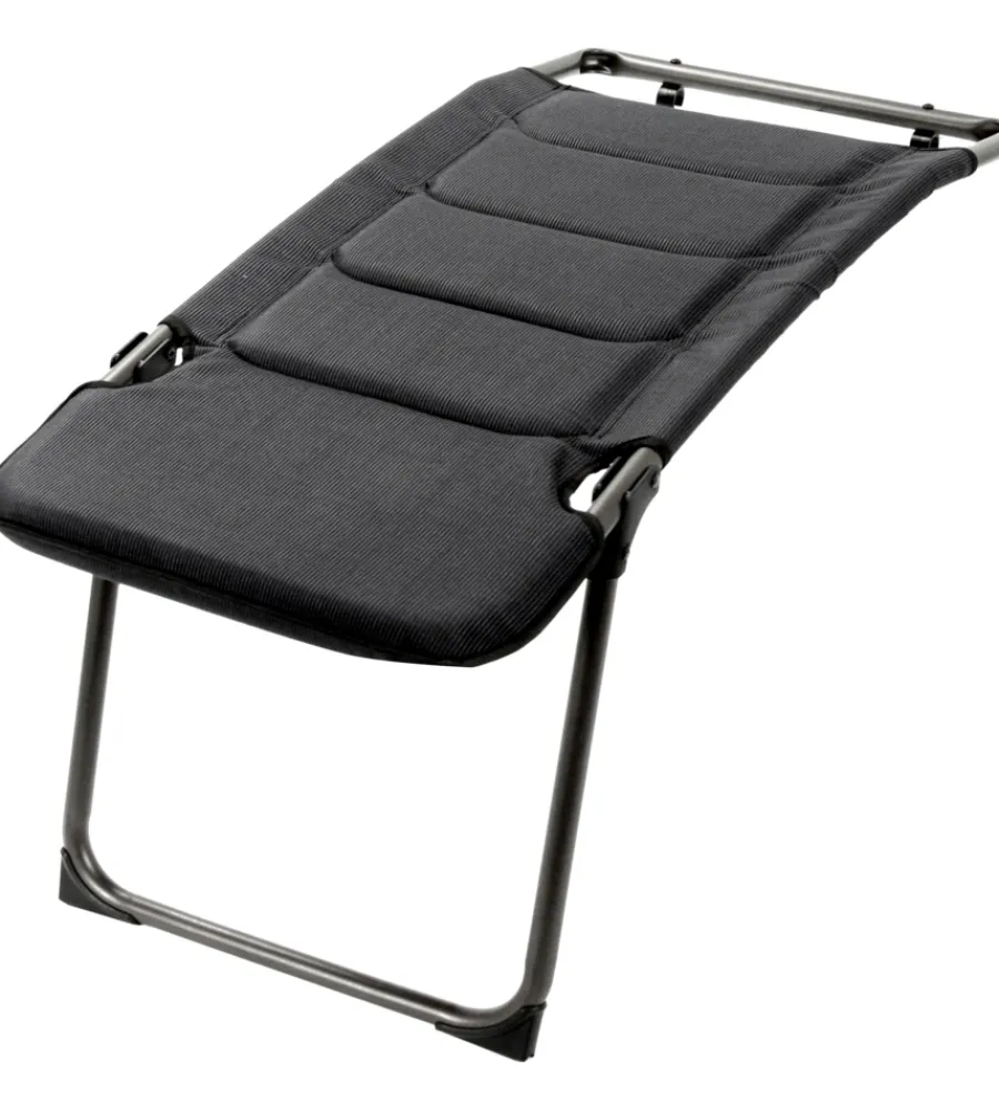 Campeggio-Brunner Poggiapiedi "kerry phantom" in alluminio e licotex grigio 48x44x94 cm