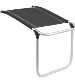 Discount Poggiapiedi "skye footrest" in alluminio e syntex plus grigio scuro 47x72x51/43 cm Campeggio