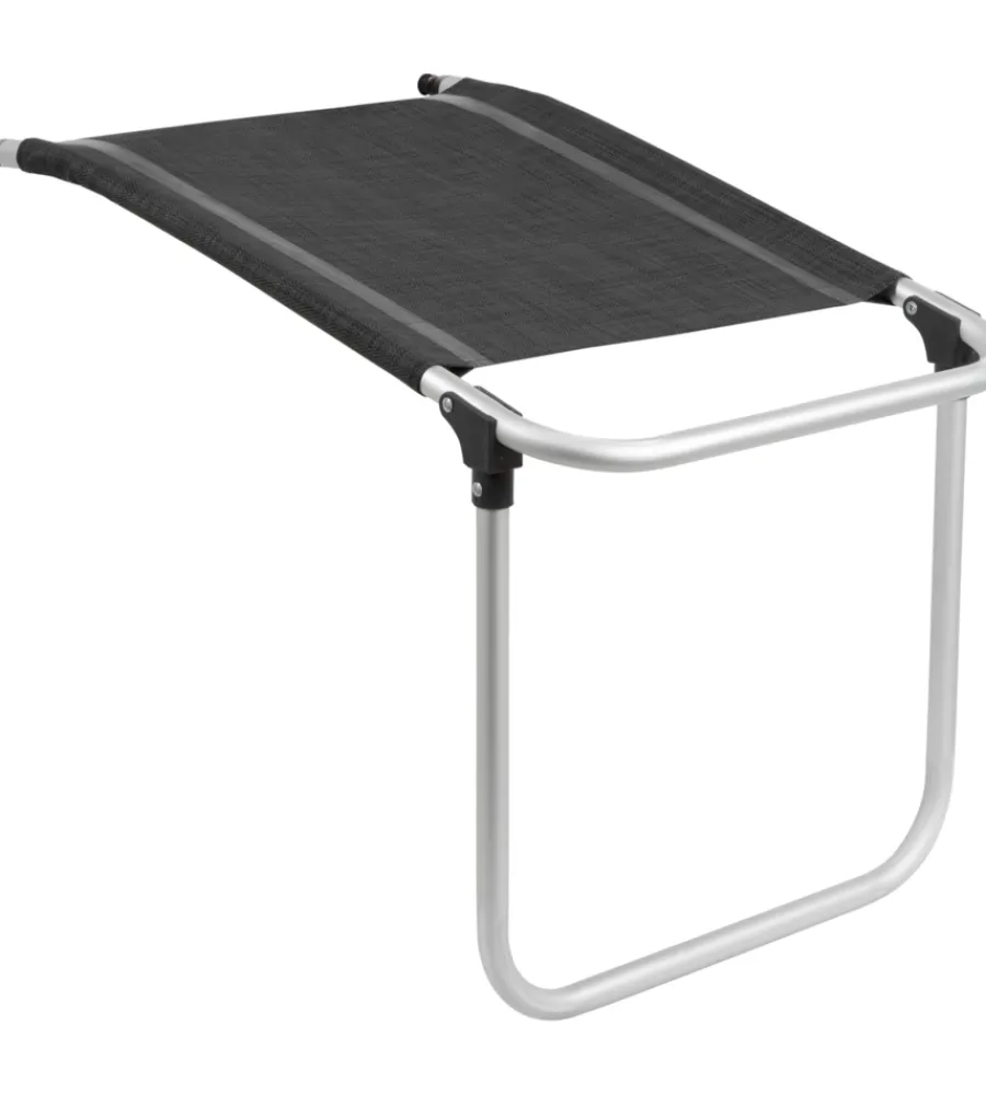 Discount Poggiapiedi "skye footrest" in alluminio e syntex plus grigio scuro 47x72x51/43 cm Campeggio