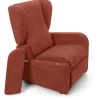 Poltrone E Pouf|Poltrona con recliner e alzata elettrica "dea", rossa, 74x92x102 cm