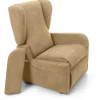 Poltrone E Pouf- Poltrona con recliner e alzata elettrica "dea", beige, 74x92x102 cm