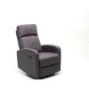 Poltrone E Pouf- Poltrona con recliner manuale "mirella" blue jeans, 90x68x103 cm