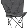 Online Poltrona da campeggio "action vivavita lounger" in acciaio e poliestere grigio 74x43x56/99 cm Campeggio