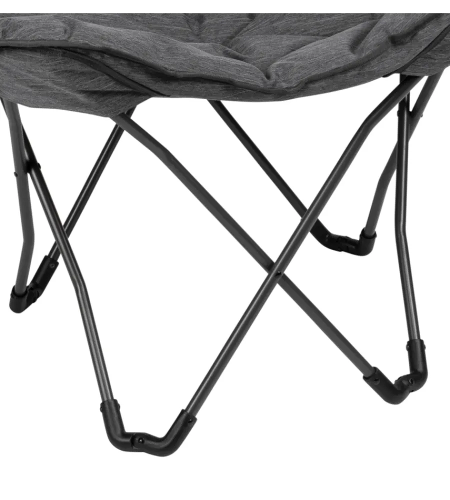 Online Poltrona da campeggio "action vivavita lounger" in acciaio e poliestere grigio 74x43x56/99 cm Campeggio