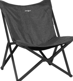 Campeggio-Brunner Poltrona da campeggio "action vivavita relaxer" in alluminio e poliestere grigio 75x44x43/95 cm