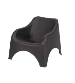 Clearance Poltrona da esterno "nuvola" in polipropilene antracite 79x81x71 cm Mobili Da Giardino E Accessori