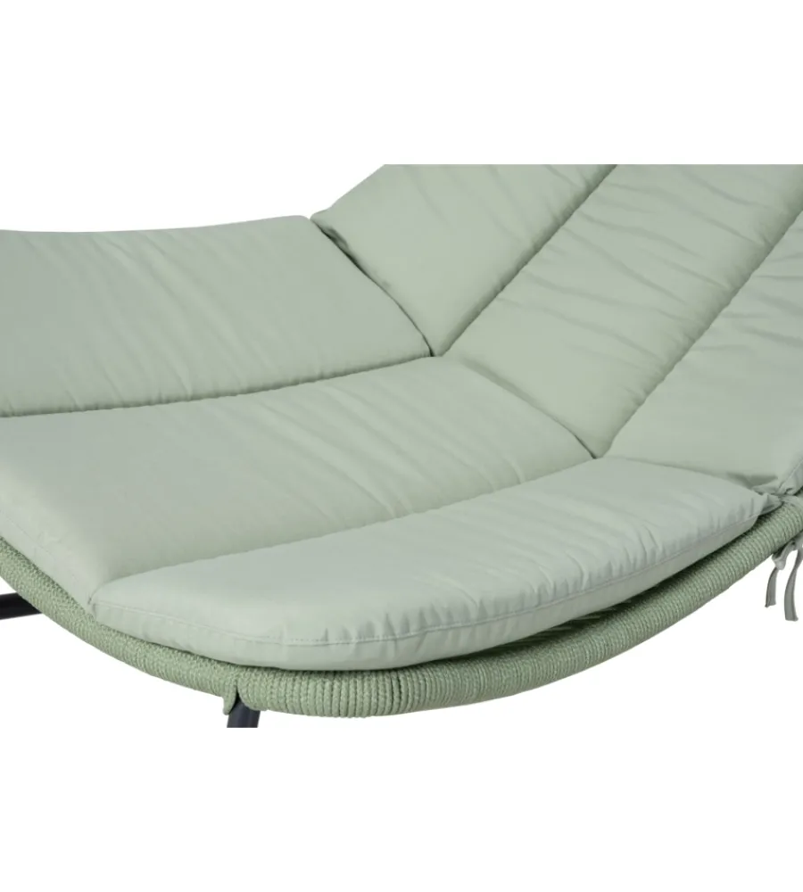 Mobili Da Giardino E Accessori|Poltrona da giardino a dondolo riviera "dalia" verde 126x95x90 cm