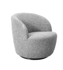 Poltrone E Pouf-BellaHome Poltrona girevole 